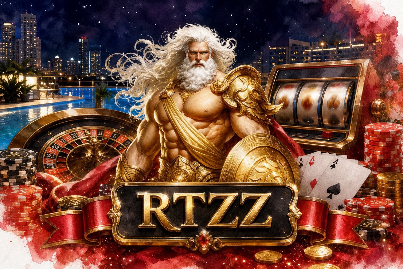 Pusat promo RTZZ yang menampilkan acara berkala dan hadiah absen harian